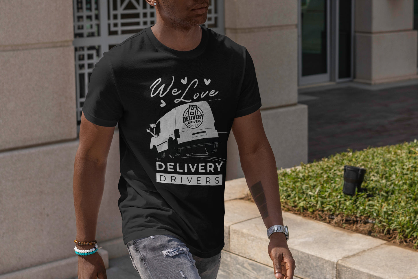 Delivery Van Mens T-Shirt