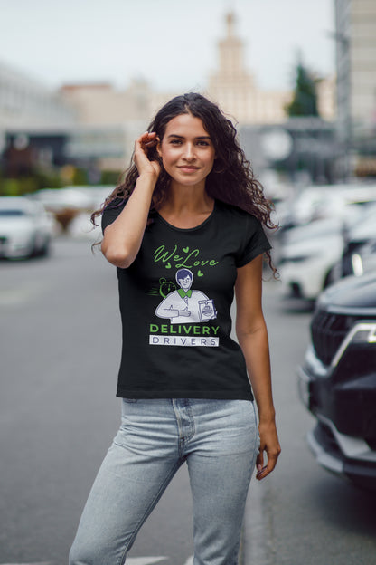 Delivery Driver Ladies T-shirt