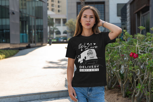 Delivery Van Ladies T-Shirt