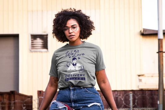 Delivery Driver Ladies T-shirt